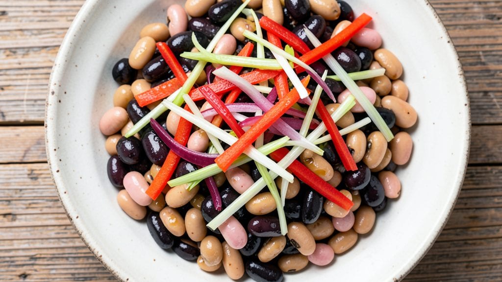 Bush's Dense Bean Salad Recipe: Hearty Texture With Tangy Vinaigrette