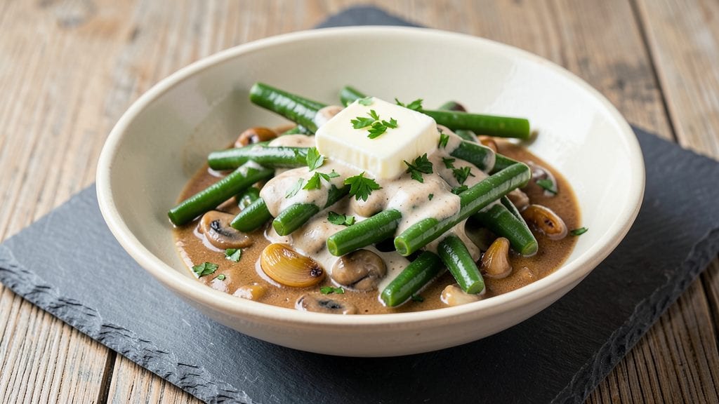 Campbell's Cream of Mushroom Green Beans Recipe: Velvety Mushroom Sauce With Crunchy Beans