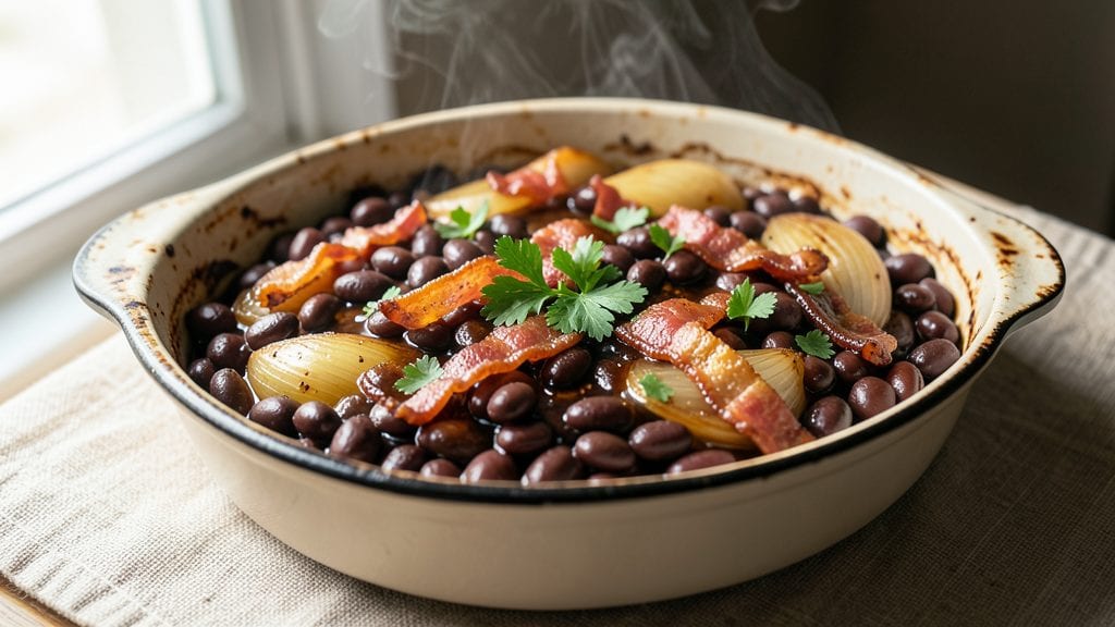 Grandma's Baked Beans Recipe: Smoky Brown Sugar Crust Over Creamy Centers