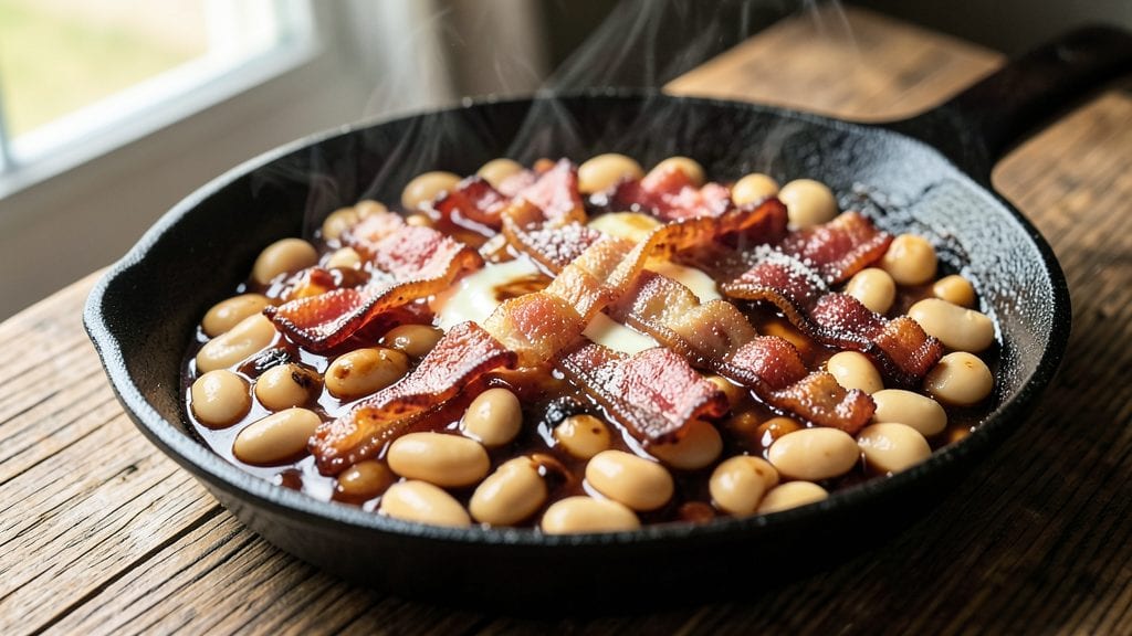 Java Monster Mean Bean Copycat Recipe: Smoky Bacon-Caramelized Beans With Crispy Top