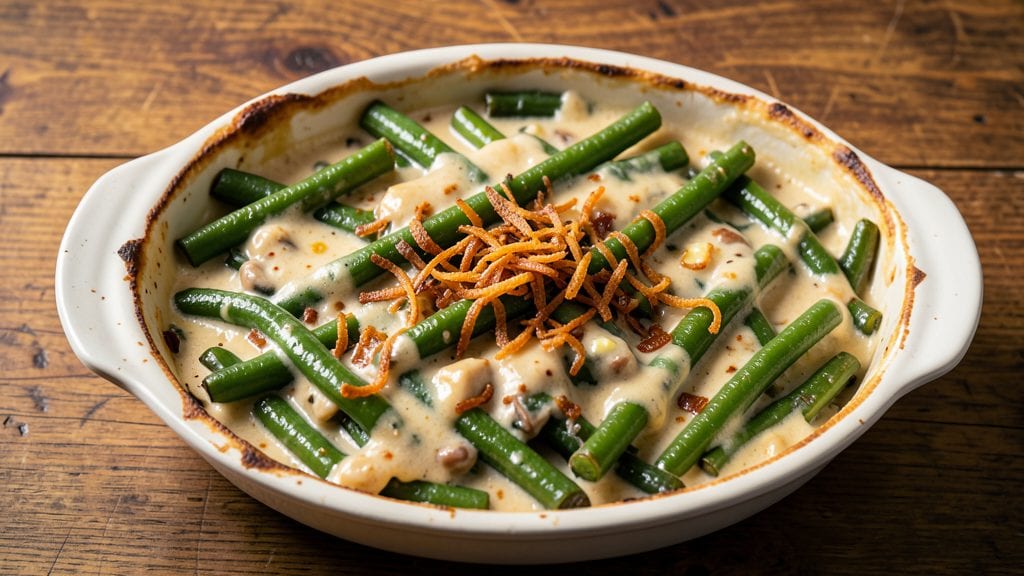 Old Fashioned French's Green Bean Casserole Recipe: Crispy Topped Nostalgia in One Dish